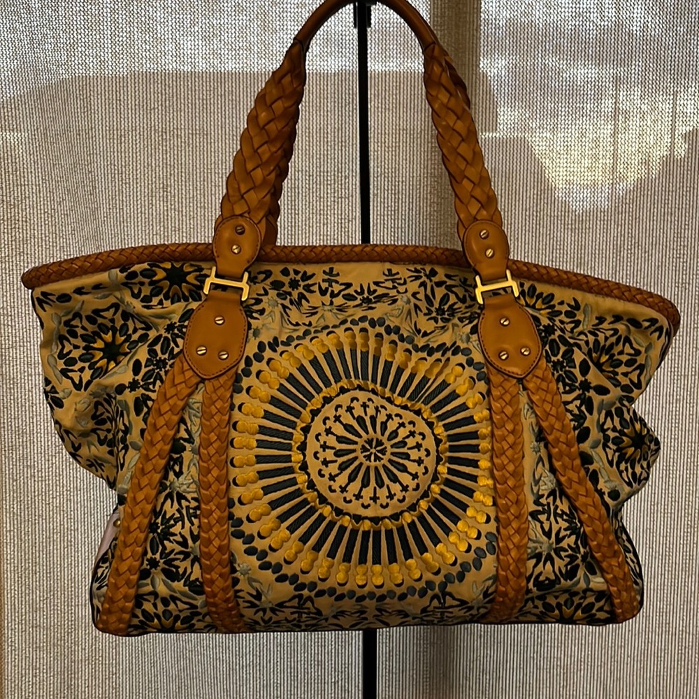 Cole Haan XL Sierra embroidered tote